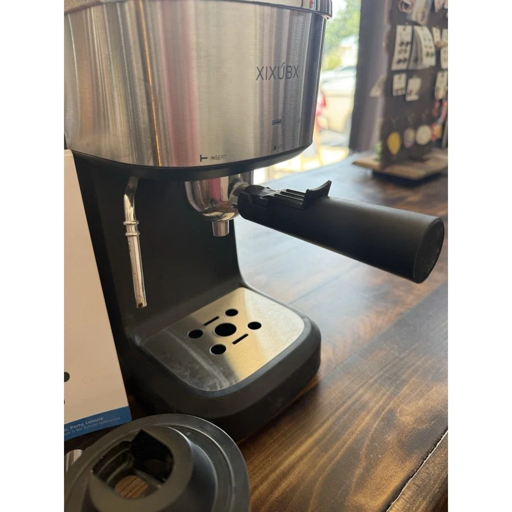 XIXUBX Espresso Coffee Maker BDC002A Steam Espresso Machine with Milk Frother